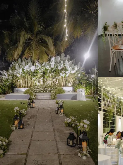 A duplicate of 259, showcasing the stunning night-time ambiance of the outdoor reception.