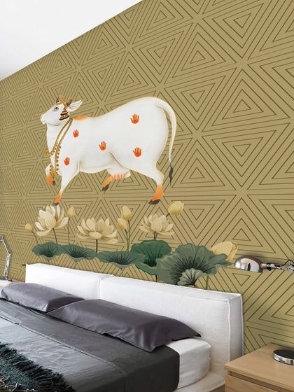 Best of Bharat - Custom Wallpaper & Installation Traditional & Cultural Designs photo 21