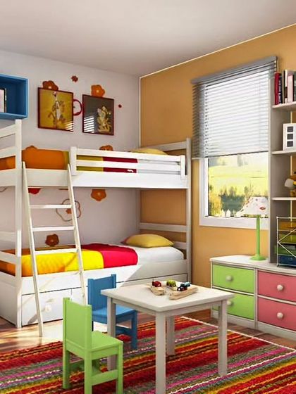 Dreaming in Colors & Textures - Modular Interiors & Room Renovation Imaginative Kids' & Teen Rooms photo 21