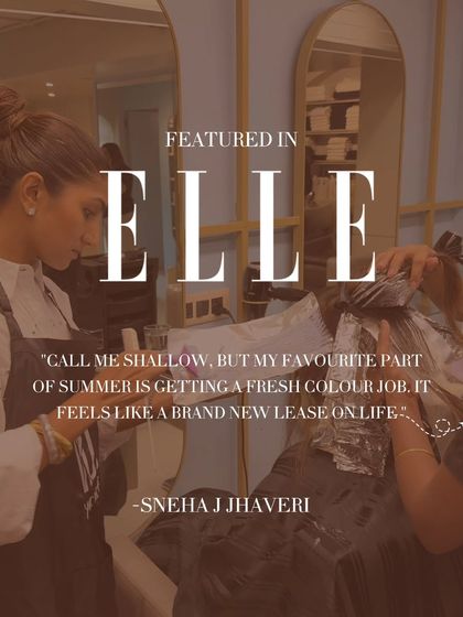 I was so honored to be featured in Elle magazine. In the article, I shared my favorite part of summer is giving my clients a fresh color job, which feels like a brand new lease on life.