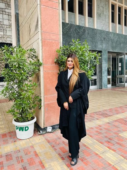 Outside the Delhi High Court. Every appearance here is about sealing the deal for my clients, using legal strategy and hard work to achieve a favorable outcome.