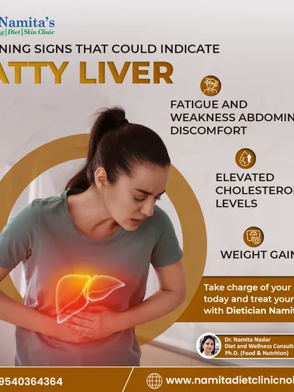 Fatigue, abdominal discomfort, and weight gain can be warning signs of fatty liver. A targeted nutrition plan can help manage this condition and improve your liver function.
