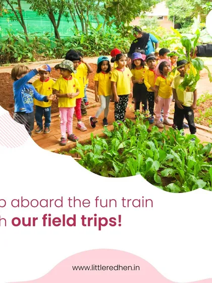 Hop aboard the fun train with our field trips! We take learning outside the classroom with yearly trips to places like local farms, where children can see and touch what they're learning about.
