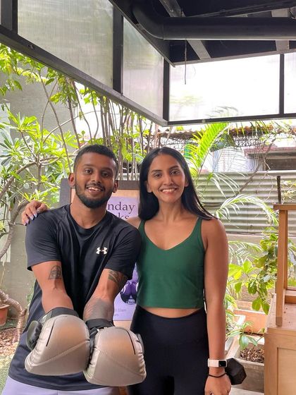 This is what you get with the weekend crew. A killer workout and an even better group of people to train with.