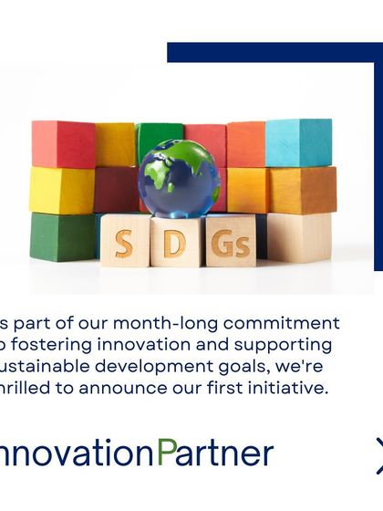 Our #InnovationPartner initiative is part of our month-long commitment to fostering innovation and supporting sustainable development goals.