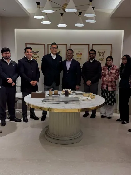 Celebrating Diljeet Titus's birthday after a conference. It is always a pleasure to mark these special occasions with colleagues.