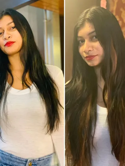 This client wanted a subtle but noticeable upgrade. We added just enough length and volume with extensions to give her hair a fuller body and a richer, more complete look.