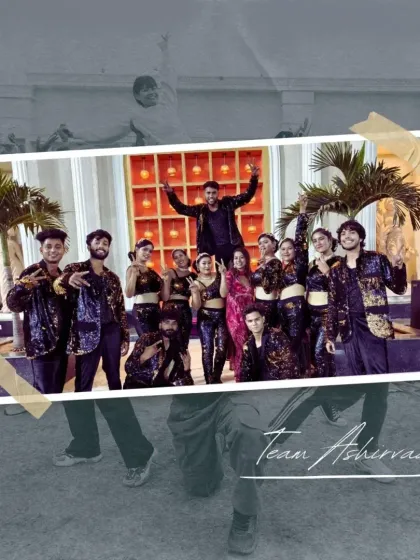 The full team celebrating a successful performance. The energy and camaraderie of our dancers are what make our shows so special.