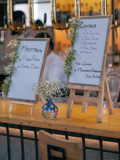 The menu for our Golden Circle event, handwritten with care. It’s these little details that my team brings to every occasion, ensuring that your experience is personal and memorable from start to finish.