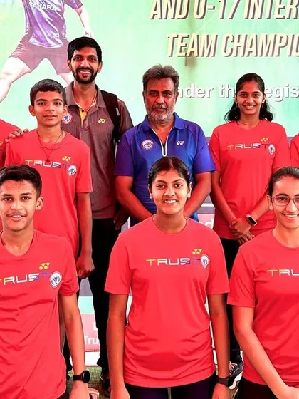 Our coaches with the talented U17 Raigad team. It is our mission to develop players who can compete at the highest levels.