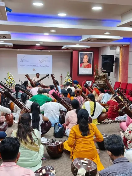 Another angle from the workshop, showing the sheer number of participants eager to learn from a living legend. This is the kind of immersive experience we strive to create at our academy.