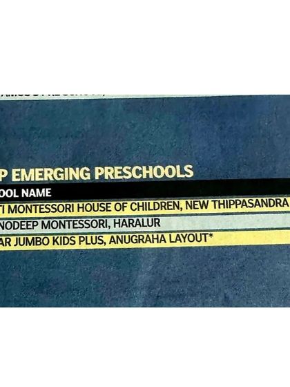 Smiti Montessori - Montessori Preschool Program Our Team & Our Achievements photo 12