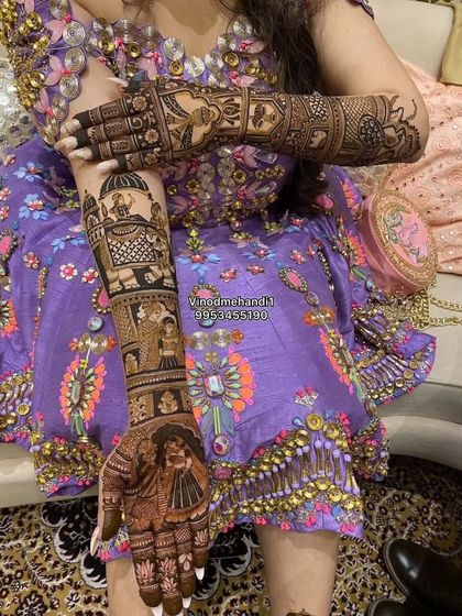 Vinod Mehandi Art - Bridal Mehendi Storytelling & Portrait Mehendi photo 53