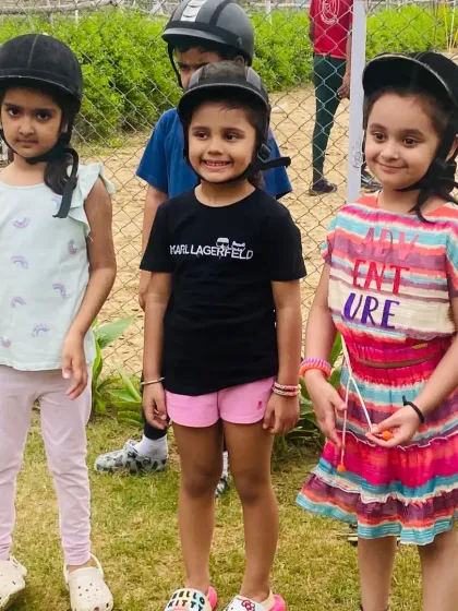 All smiles and ready to ride. Our club is a place where kids can be active, learn, and make new friends.