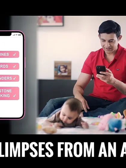 Playing a new dad in this ad for a baby care app was a heartwarming experience. This shot captures a quiet moment of connection, showcasing my ability to convey genuine emotion for family-oriented brand stories.