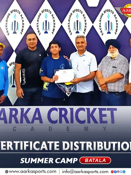 Celebrating the successful completion of our summer camp. Each certificate represents hours of hard work, dedication, and passion for the game.