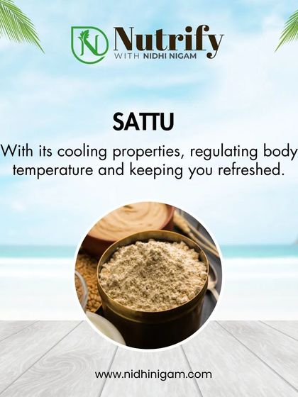 Sattu is a traditional Indian superfood with amazing cooling properties. A glass of sattu drink can help regulate your body temperature and keep you refreshed all day.