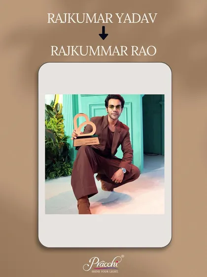 Rajkummar Rao not only changed his surname but also added an extra 'm' to his first name. This is a powerful numerological shift to attract more opportunities and recognition in his field.
