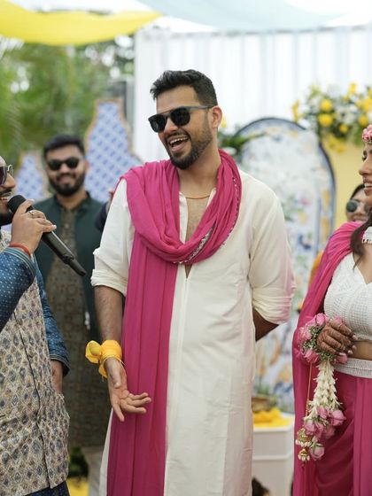 Emcee Pramod - Wedding Emcee & Host Vibrant Haldi & Mehendi Ceremonies photo 10