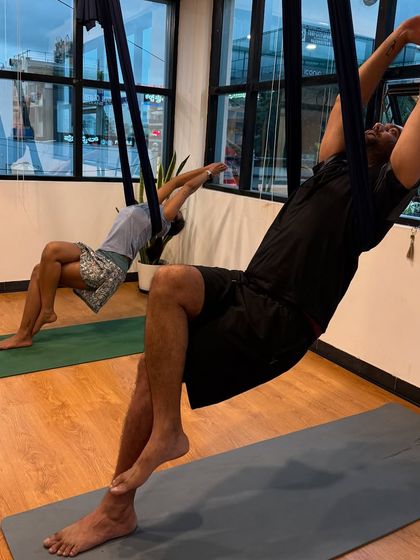 Hamsa Yoga - Group Yoga Classes Aerial Yoga: Fly & Flow photo 6