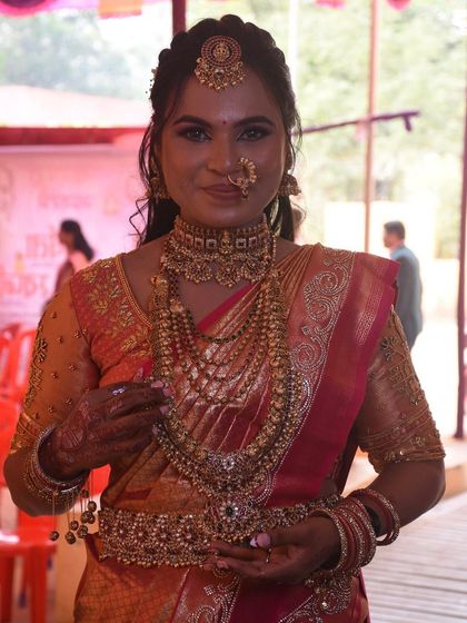 Bridal Saree & Lehenga Draping photo 17