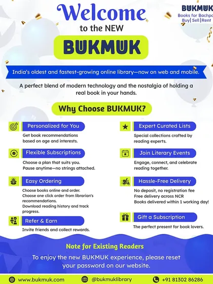 Wondering why you should choose Bukmuk? We offer personalized recommendations, expert curated lists, flexible subscriptions, and hassle free delivery. It's the perfect blend of modern technology and the nostalgia of holding a real book.
