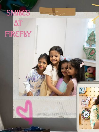 More smiles at Firefly! This collage captures the happy faces of friends and families enjoying their time at the studio. My goal is to create a space where everyone feels welcome and leaves with a happy heart.