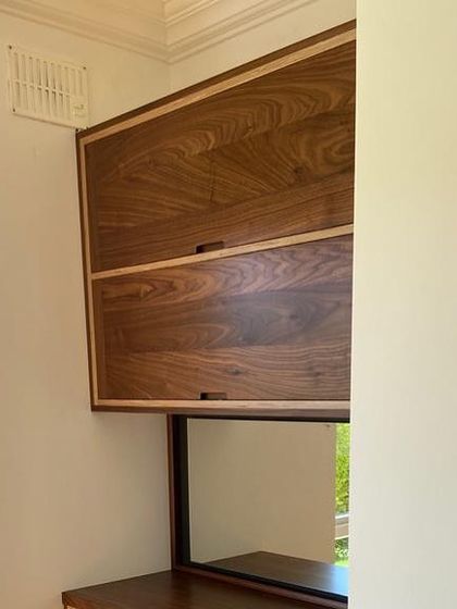 Beveledge - Bespoke Fitted Cabinetry Project Spotlight: Walnut & Oak Drinks Cabinet photo 8