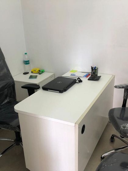 A clean and organized workspace is essential for the detailed work of accounting and financial management.