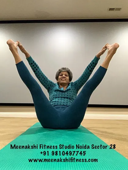 A wide-legged variation of boat pose, which adds a challenge for the inner thighs and balance.