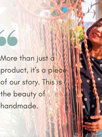 More than just a product, it's a piece of our story. This is the beauty of handmade. Every knot I tie holds a piece of my heart and passion.