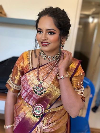 Makeovers by Mahalakshmi - Bridal & Wedding Makeup Timeless Muhurtham Looks photo 26