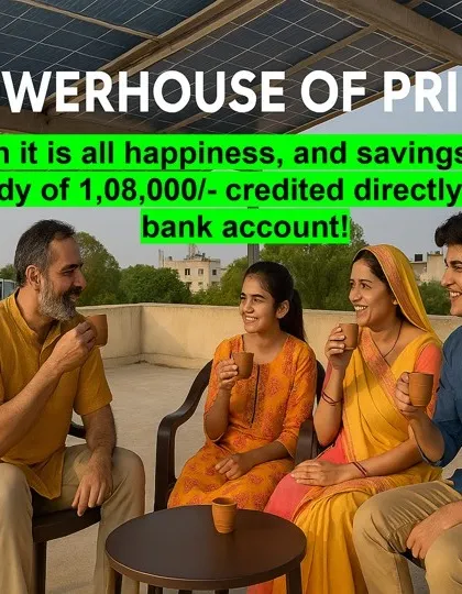 This is the real result of going solar. A family enjoying their time together, free from the stress of high electricity bills. With solar, you get savings and a government subsidy credited directly to your bank account, turning your roof into a powerhouse of pride and happiness.