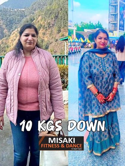 She's 10 kgs down and glowing with health. Her transformation shows that sustainable weight loss is achievable without extreme measures.