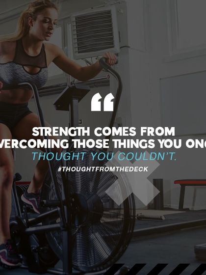 Strength comes from overcoming those things you once thought you couldn't. We help you break through those barriers every single day.