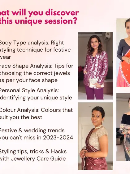Another look at my exclusive one-on-one styling course, specially curated for the festive season. DM for booking.