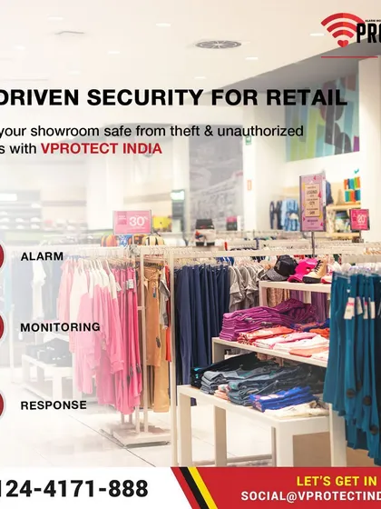 We provide AI-driven security specifically for retail environments. This system keeps your showroom safe from theft and unauthorized access with advanced, AI-powered monitoring, real-time alerts, and 24/7 protection.