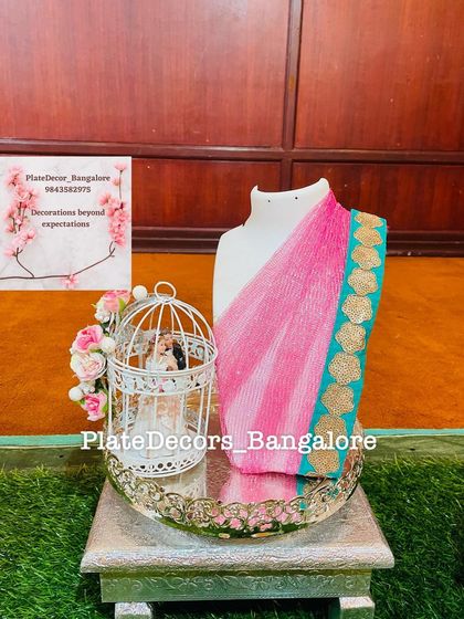 Sukeerthi - Ceremonial Gift & Platter Decoration Saree & Jewellery Presentation photo 4