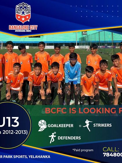 We are actively scouting for our U13 team. We are looking for goalkeepers, defenders, and strikers born in 2012-2013 to strengthen our squad for the upcoming season.