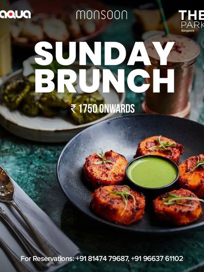Your Sunday plans, sorted. With packages starting from ₹1750, our brunch offers an extravagant buffet, artisanal cocktails, and a perfect poolside setting.