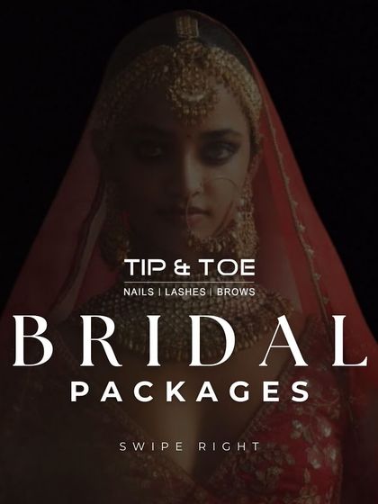 Your bridal journey deserves the best. We offer exclusive bridal packages for nails, lashes, and brows to ensure you look and feel flawless on your special day.