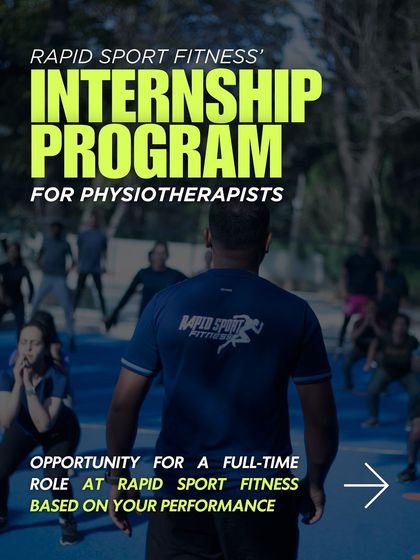 This is the official announcement for our Internship Program for Physiotherapists. It highlights the opportunity for a full-time role, which is a key feature of our career pathway. We are committed to investing in talent and building our team from within.