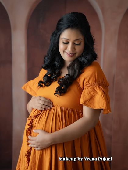 Veena Pujari - Special Occasion Makeup and Hairstyling Maternity & Baby Shower Glow photo 19