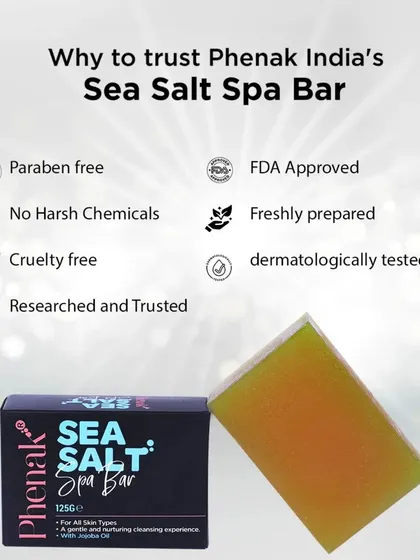 You can trust my Sea Salt Spa Bar because I prioritize safety and quality. It is paraben-free, cruelty-free, dermatologically tested, and FDA approved. Each bar is freshly prepared with no harsh chemicals.