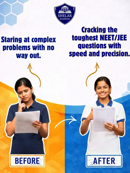 Staring at complex problems with no way out is a frustrating experience. Our students learn to approach the toughest NEET and JEE questions with proven strategies, enabling them to solve them with both speed and precision.