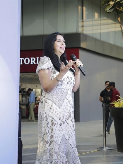 A poet known for her funny and relatable work on stage. Our showcases feature a variety of styles, from intense and dramatic to lighthearted and witty.