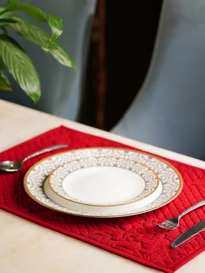 A collection of our product photography for various home decor and tableware brands. These shots display a range of items including placemats, table runners, ceramic bowls, plates, vases, bar tools, and candles, all styled to perfection.
