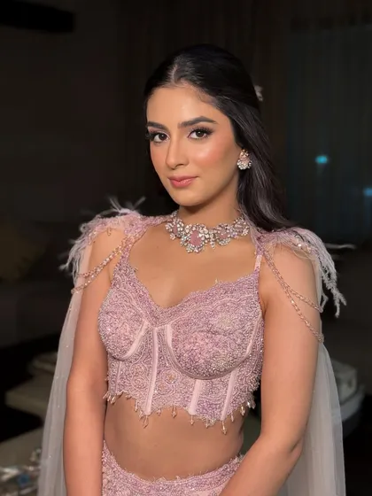 A beautiful portrait of my client. Her makeup is effortless and glowing, proving that you can achieve a glamorous look that still feels natural and fresh.