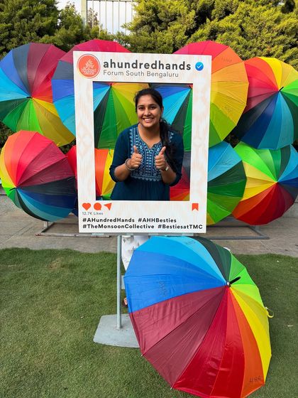 Strike a pose! Our colourful photo booth is a favourite spot for visitors to capture happy memories at The Monsoon Collective.