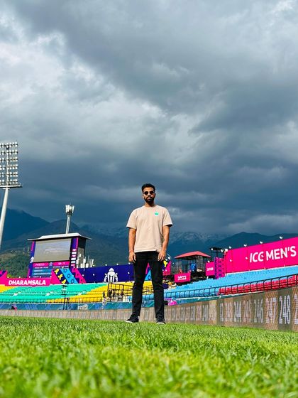Standing strong on the world's most beautiful cricket ground. The combination of sport and nature here is unparalleled.